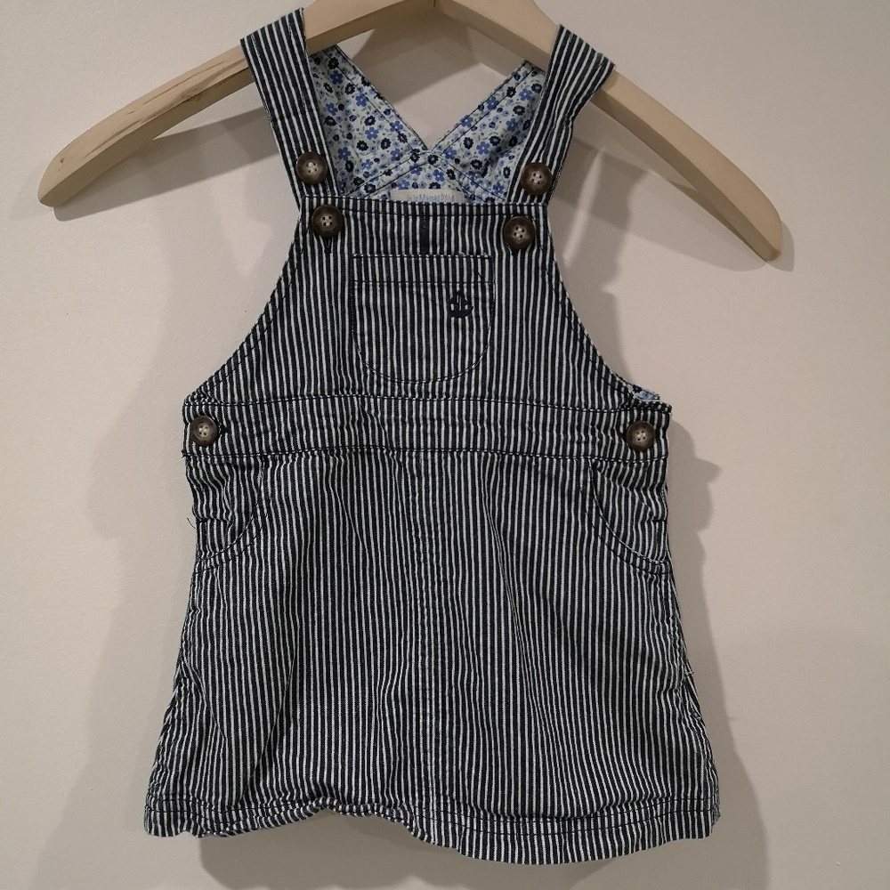 JoJo Maman Bebe | Overall girls stripped dress